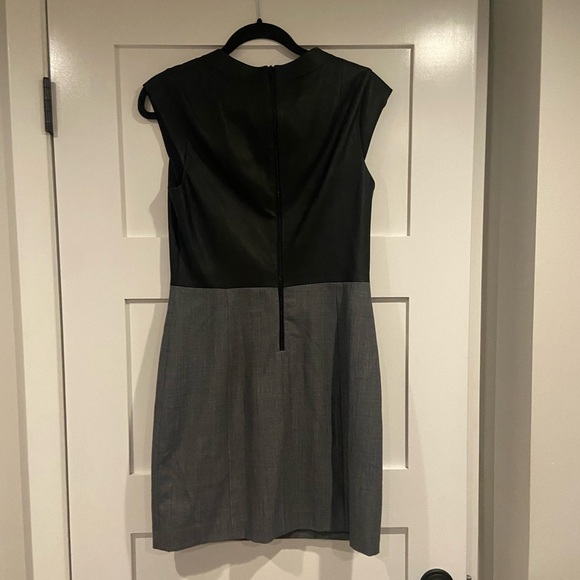 Theory Orinthia C Dress with Leather Bodice - Picture 6 of 11